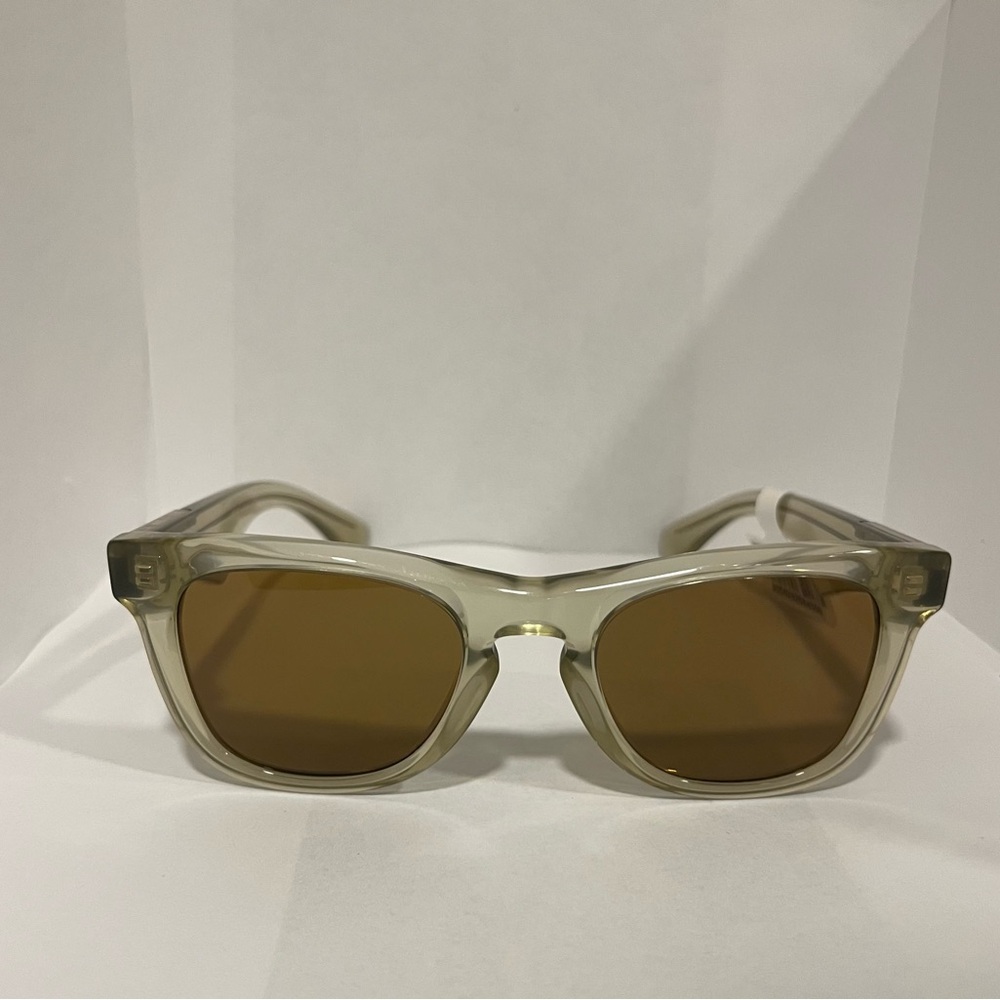 Burberry Transparent Frame Glasses with Brown Lenses